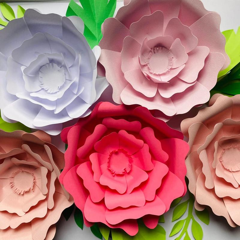 Papierowe kwiaty DIY