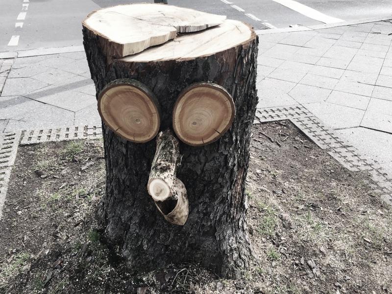 Rzeźby ogrodowe z naturalnego materiału