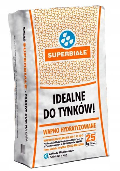 Wapno w zaprawie budowlanej