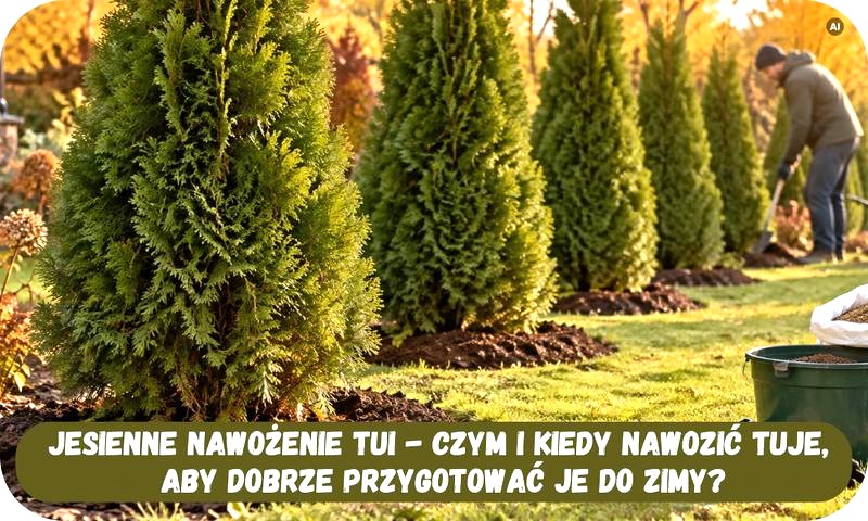 Czym nawozić tuje, aby rosły zdrowo? Unikaj tych błędów