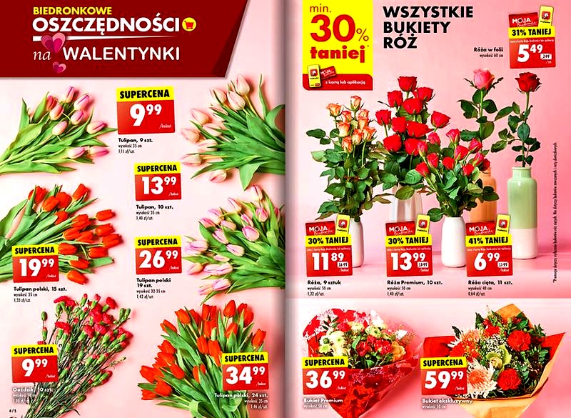 Dostawa kwiatów w Biedronce – kiedy będzie i jak jej nie przegapić?